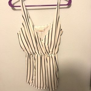 Striped romper